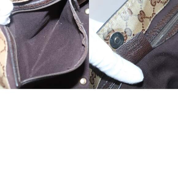 GUCCI GG Crystal Tote Bag Coated Canvas Beige Gold - Picture 13 of 13